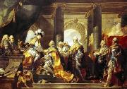 Gabriel-Francois Doyen Louis XVI recoit a Reims les hommages des chevaliers du France oil painting artist